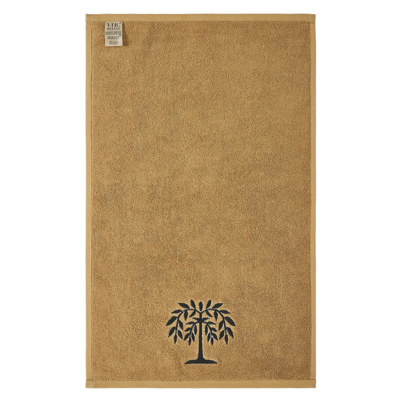 Ensemble de 2 essuie-mains noir Willow Tree
