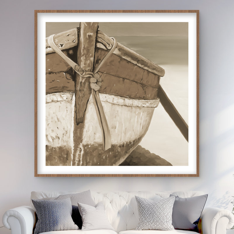 «Tied Up Rowing Boat - Boat Office», H 48 po x l 48 po