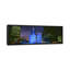 Wrigley de bâtiment panoramique lumières bleues, chicago, illinois, reproduction de photo sur toile-1011868759-948809988
