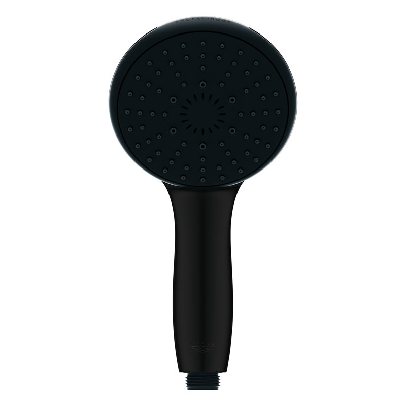 Tempesta 110 Round 3-Spray Hand Shower, Matte Black, 1.5 GPM