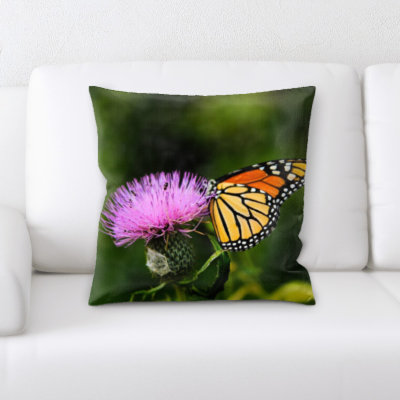 Alieyah Microsuede Reversible Throw Pillow