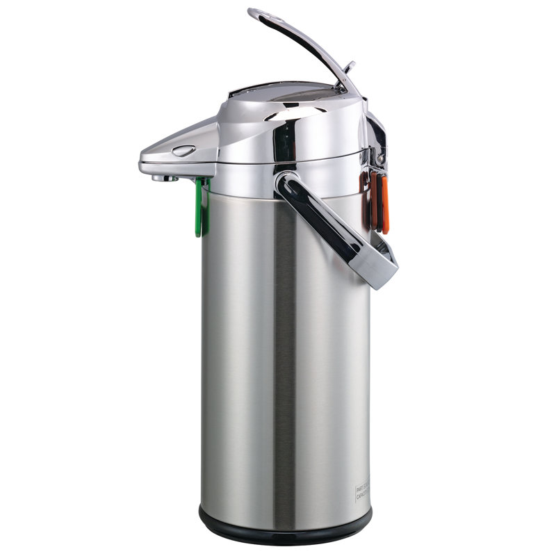 Pot à air 9 tasses en acier inoxydable, Chrome