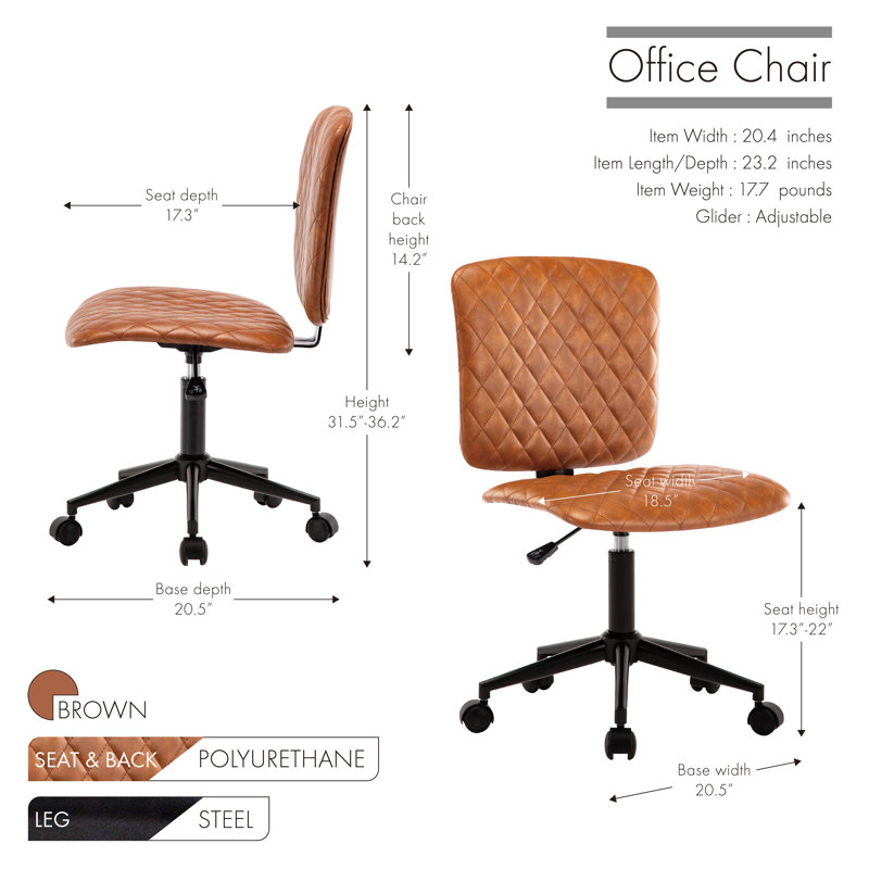 Office Chair, Brown