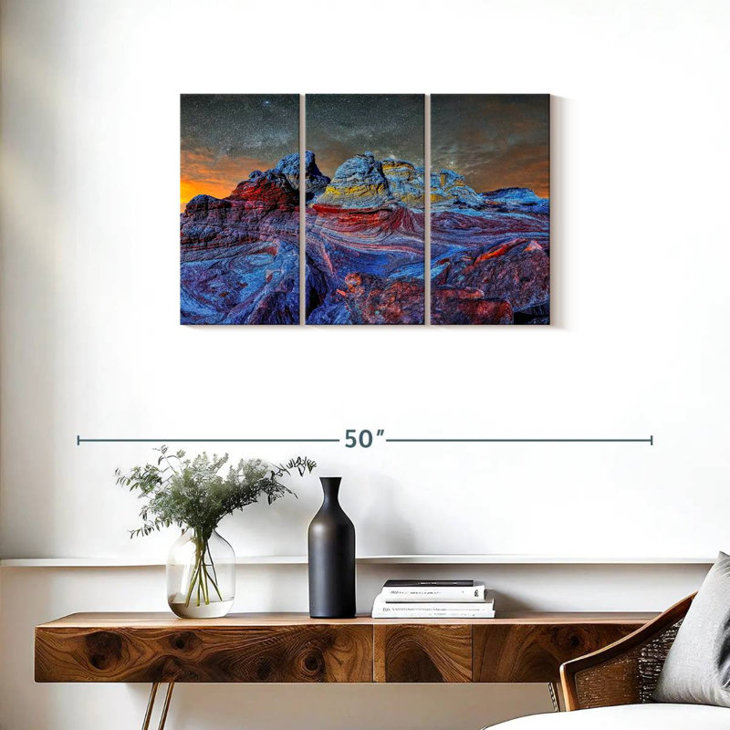 Alvord, crépuscule profond, poche blanche, Arizona, H 20 po x l 33 po
