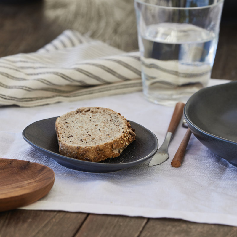 Oval Appetizer Plate Livia, Matte Black