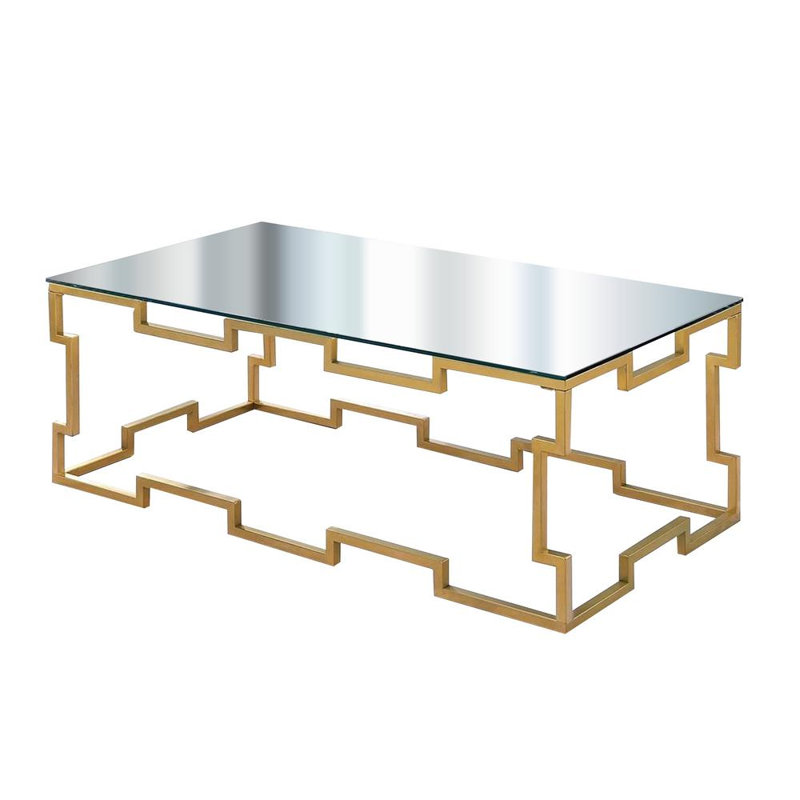 Romine Glass Top Coffee Table