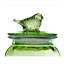 Boîte pour 10 oiseaux en verre texturé Strawberry Street-111720969-111720974