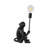 Trinx 20" Monkey Table Lamp With Bulb, Enigmatic Black