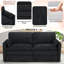 Canapé moelleux moderne 69 po avec coussin rembourré, canapé en chenille avec 2 coussins bien rembourrés, canapé 2 places pour le salon, la chambre à coucher-109049989