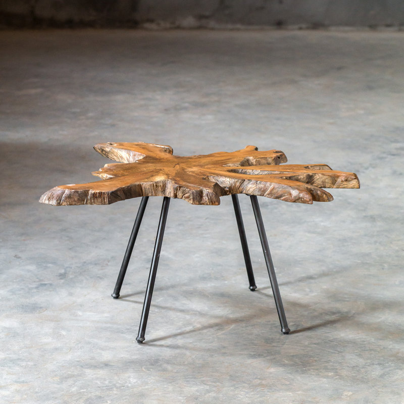 Belles Solid Wood Top End Table