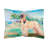 Afghan Hound Outdoor Reversible Throw Pillow