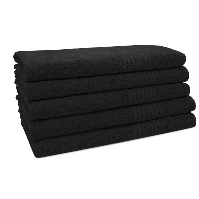 Lightweight Beach Towel, Black