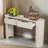 Chic Console Table With Curved Column Legs&Storage Drawers: Fluted Design For Entryway & Living Room-1877608649