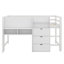Lit mezzanine bas avec bureau intégré-1640499986