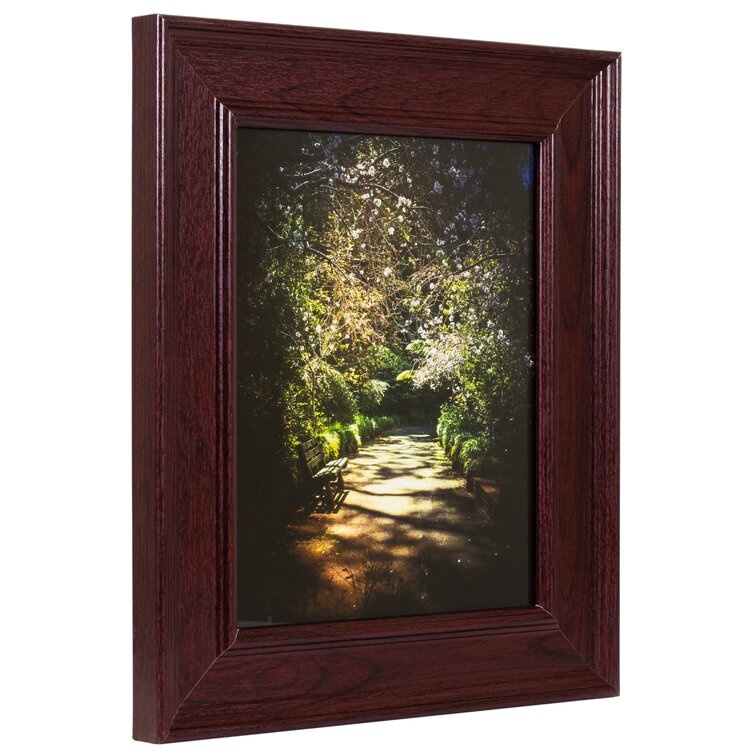 Vanwagenen Beveled Single Picture Frame in Mahogany