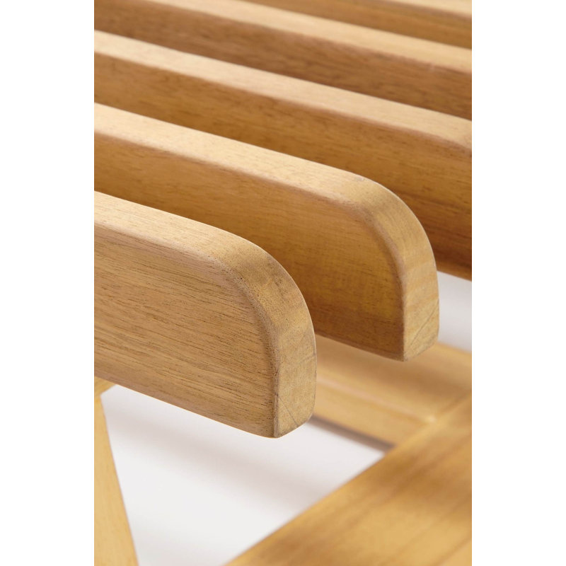 Alesandrini Round Wood Outdoor Bistro Table , 80cm cm W 80cm cm D