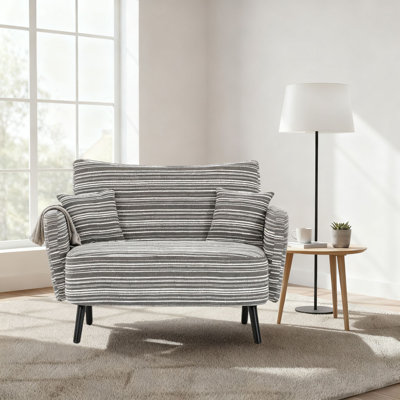 Fauteuil d'appoint rembourré Mid-Century