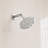 Nova 6 in. 5-Spray Round Fixed Shower Head-126375055