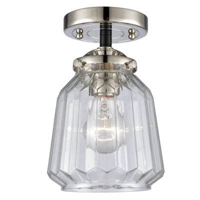 Plafonnier semi-encastré 1 lumière 6 po Vinson