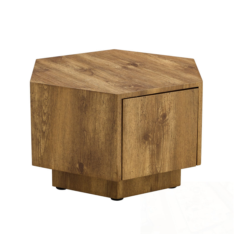 Hexagonal Coffee Table With Drawers
