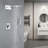Complete Shower System with Rough in-Valve-100657484