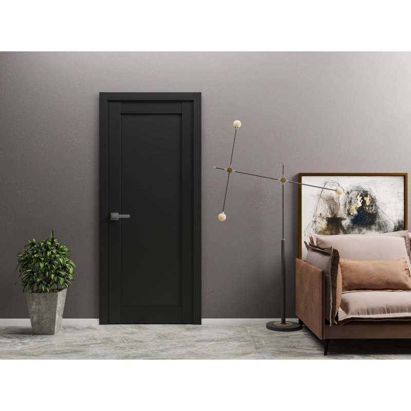 Quincaillerie de porte pré-suspendue Pantry Kitchen Lite | Quadro 4111 | Garnitures à panneau simple | Portes de salle de bain robustes