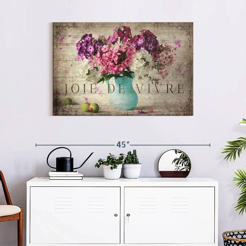 Harnek Wood Style Joie De Vivre, 24" H x 36" W