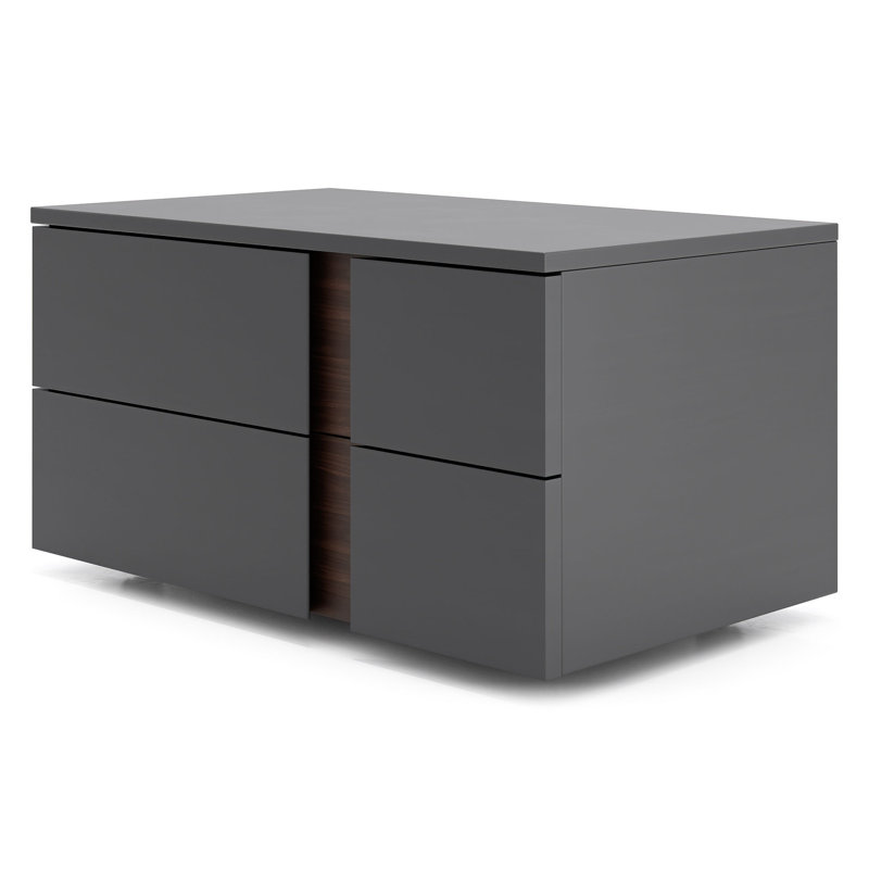 Park 2 - Drawer Nightstand, Dark Gull Gray, Left