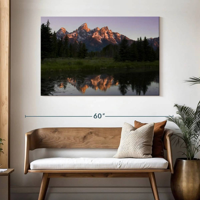 Alvord reflet de Grand Teton, H 32 po x l 48 po