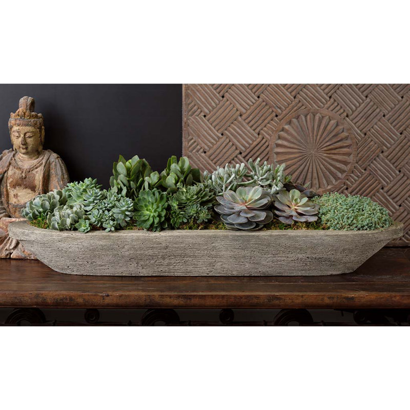 Grand pot à fleurs Barca, H 5 po x l 40,25 po x P 11 po