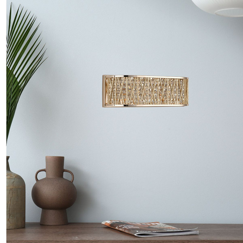 Madisyn Flush Mounted Sconce, Gold