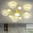 Lynetta Modern Chandeliers Light Fixture, Modern Industrial Farmhouse Led 4000k Lighting, Rustic Sputnik Chandelier Ceiling Lamp For Kitchen Bedroom Living Room Hallway-122924797-122924799
