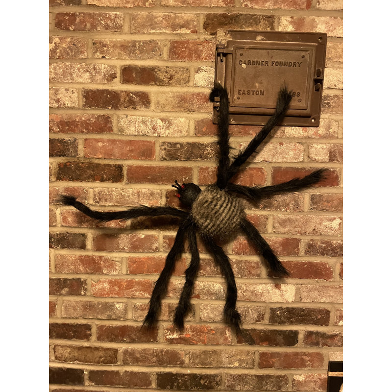 Araignée d'Halloween 27 "avec yeux clignotants 27"