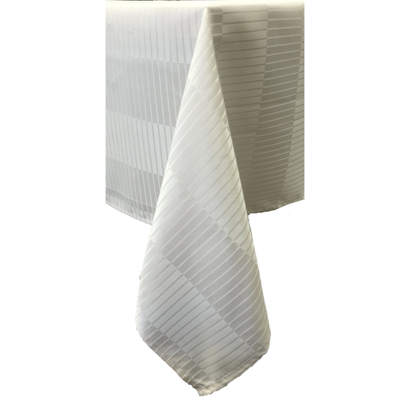 Nappe Saira, Crème clair, L 120 po x l 58 po