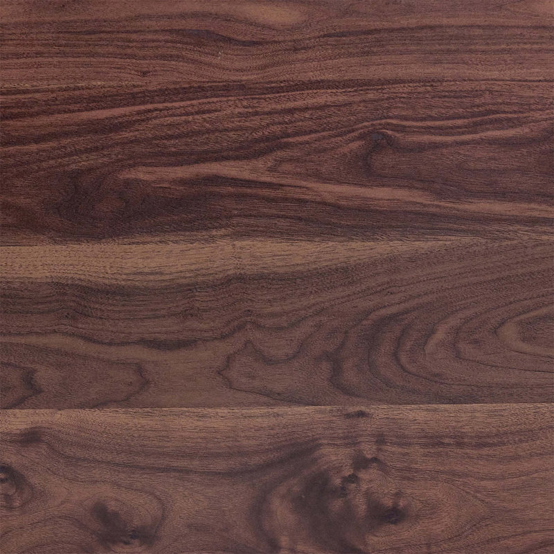 Table basse 16 po x 16 po x 16 po en panneau de fibres à densité moyenne en bois de noyer - design luxueux, décoration parfaite pour le salon.