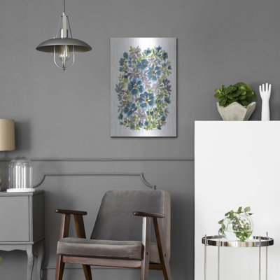«Blue Blooms» par Yvette St. Amant, art mural en métal