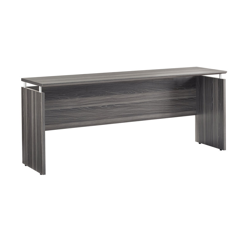 Credenza Desk, Gray Steel, 29.5" H x 72" W x 20" D