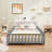 Headboard Storage Cabinet For Full-Size Montessori Floor Bed ,Freely Collocation-2008978727