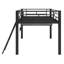 Lit mezzanine avec bureau Gaming, DEL