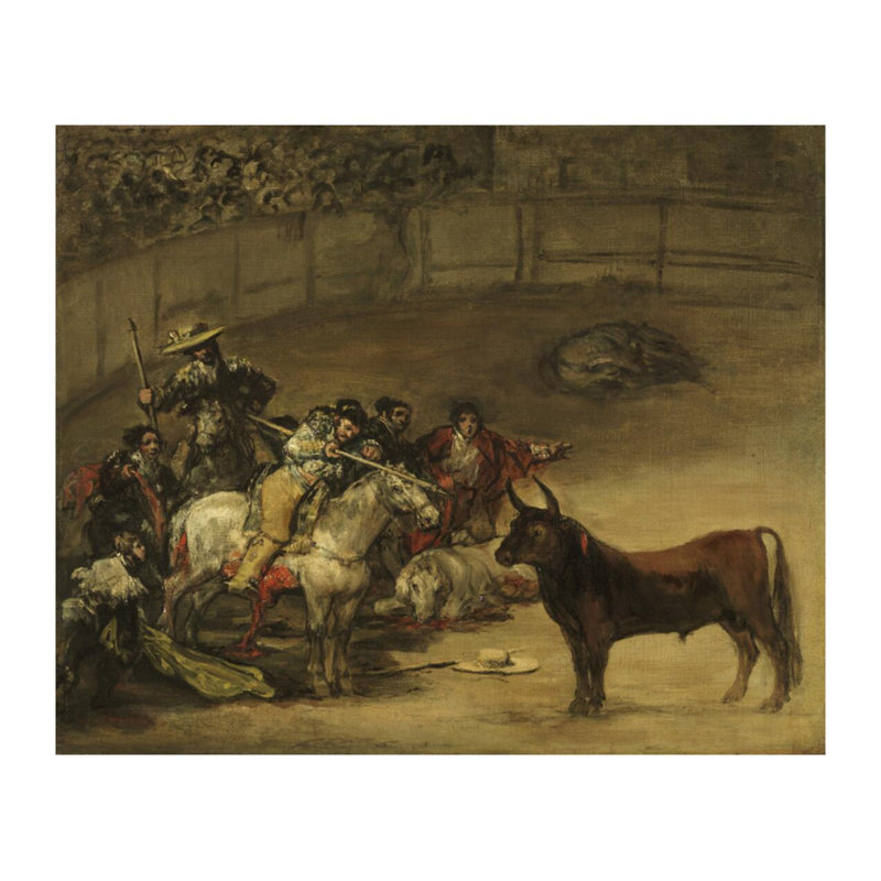 «Corrida Suerte de Varas» par Francisco de Goya - Impression giclée, H 22 po x l 28 po