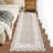 Scalloped Area Rugs Modern Bordered Accent Carpet,Non-Slip Floor Cover,Stain-Resistant Indoor Mat for Bedroom,Kitchen,Living Room-620051065-620051067
