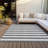 Washable Striped Indoor / Outdoor Rug-1725685125
