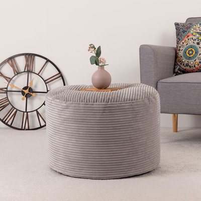 Icon Bernhard Large Corduroy Pouffe