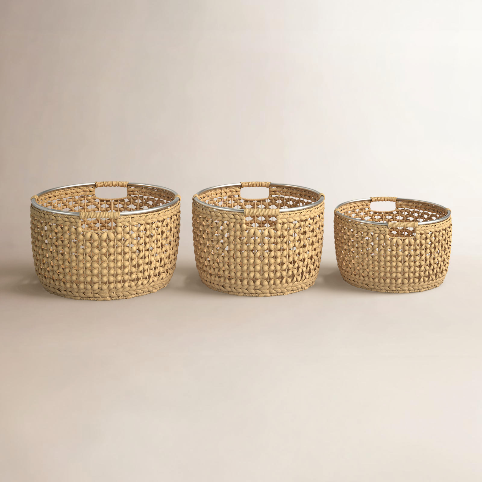 Handmade Seagrass Decorative Basket