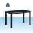 Glass Top Metal Base Dining Table-1761482943