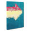 Pointing This Way In Abstract - Wrapped Canvas-55338172