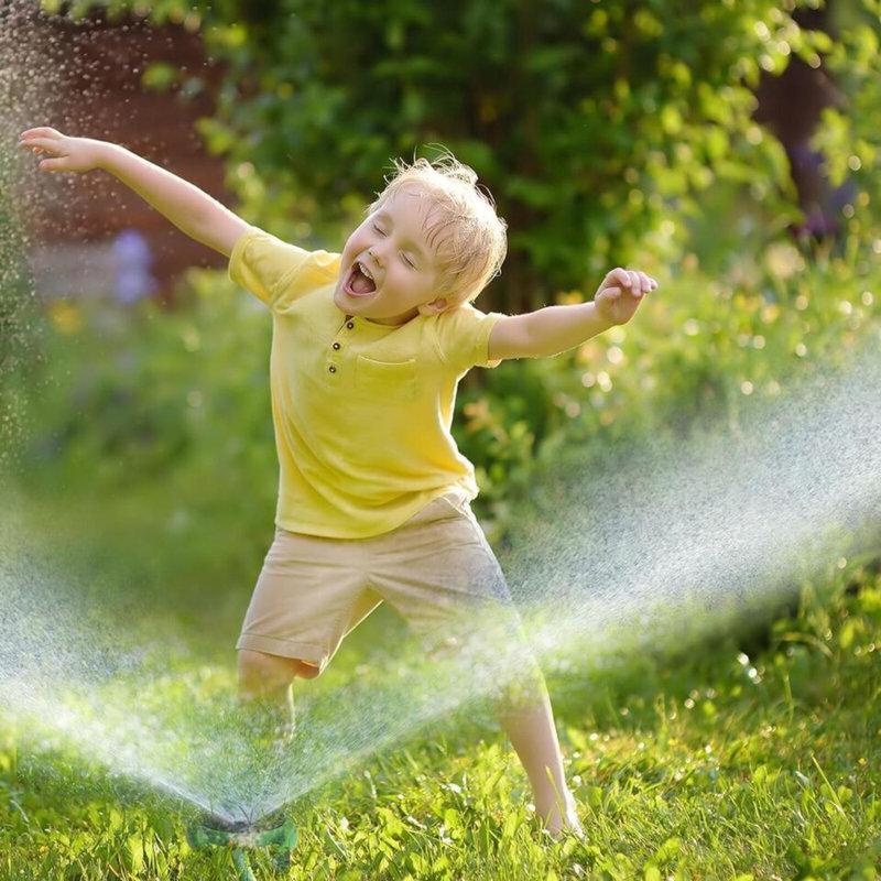 Buitrago Plastic Hose Pot Garden Sprinkler 360° Rotating  Automatic Sprinkler System 9 Function