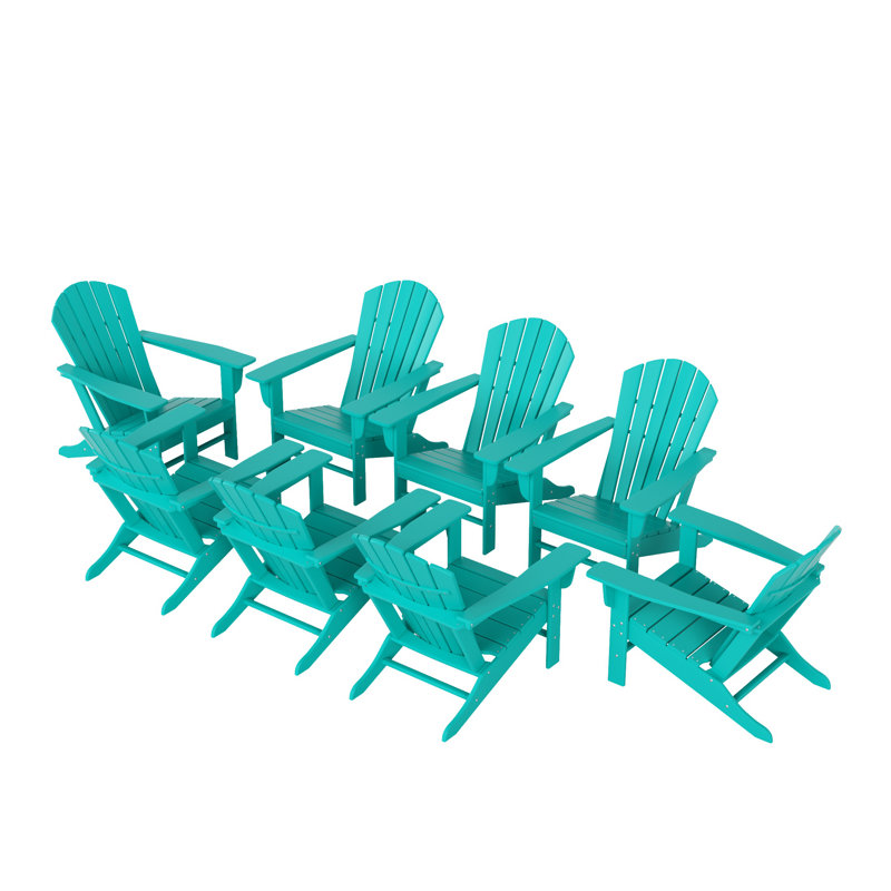 Chaise Adirondack en plastique Altura, Turquoise
