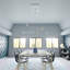 Médaillon de plafond contemporain en PVC de qualité architecturale 12 pièces x l 12 po x H 6 po x P 1 po x P 4 po x P 1 po-36088921