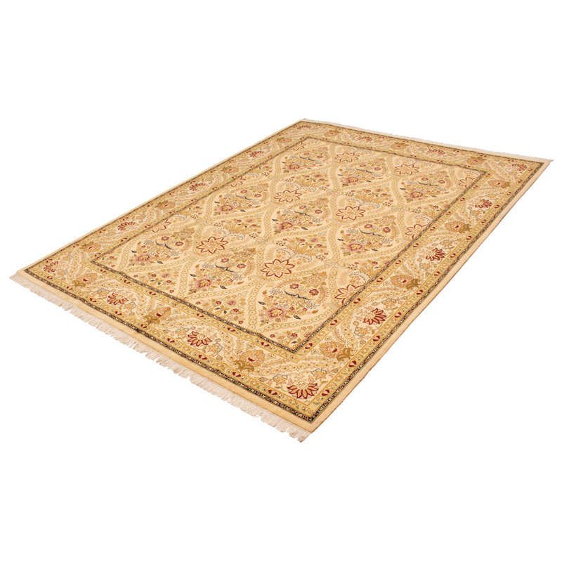 Tapis ivoire pakistanais 18 pi 20 po 9 pi 2 po x 12 pi 0 po Pako